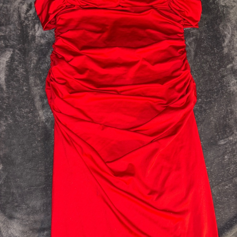 Elegant Red Women's Dress